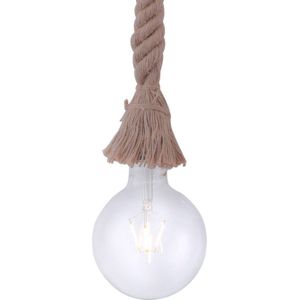 JUST LIGHT. Hanglamp Rope met kabel, 1-lamp