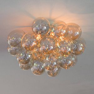 By Rydéns Gross plafondlamp, amber, 50 cm