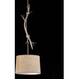 Mantra Iluminación Sabina hanglamp met textielen kap, 1-lamp, 35cm