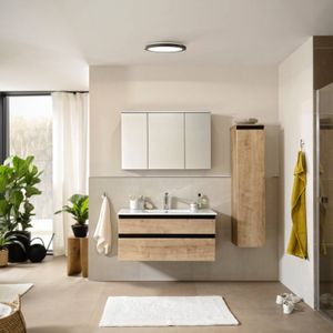 Schöner Wohnen Flat LED badkamer plafondlamp Ø 30 cm