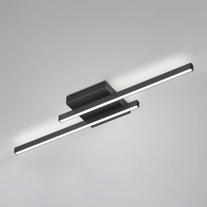 Knapstein LED plafondlamp Nuri up/down 2-lamp zwart