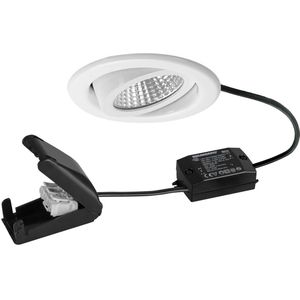 BRUMBERG LED inbouwspot BB09, aan/uit, aansluitdoos, wit