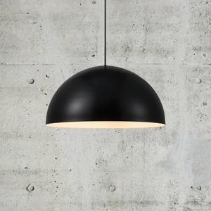 Nordlux Hanglamp Ellen 40 met metalen kap, zwart