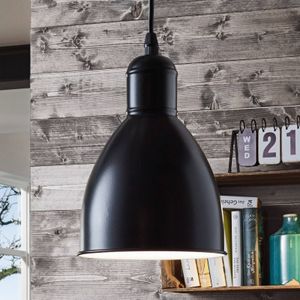 EGLO Priddy 1 vintage-hanglamp 1-lamps, zwart