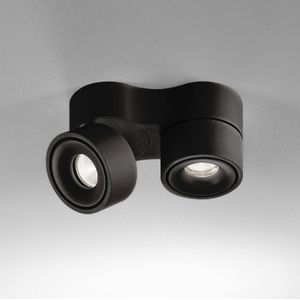 Egger Licht EGG DLS LED plafondspot Clippo Duo, zwart, 2.700K