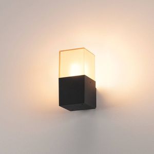 SLV Grafit - hoekige buitenwandlamp