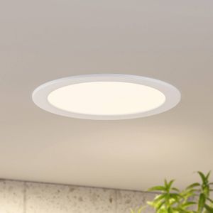 Prios LED inbouwlamp Cadance, wit, 24 cm, set van 3, dimbaar