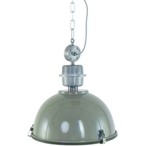 Steinhauer Bikkel - olijfgroene industriële hanglamp