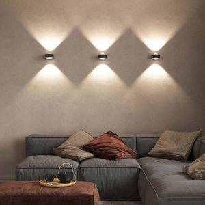 Top Light Puk Maxx Wall, LED, heldere lenzen, mat zwart