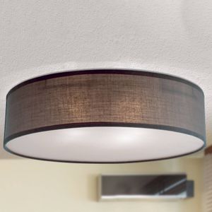 ORION Textiel-plafondlamp Seda, bruin