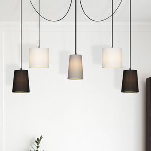 Briloner Shade hanglamp, 5-lamps, decentraal