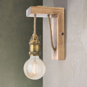 ORION Wandlamp Bassena van licht echt hout