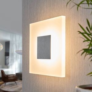 Lucande Vierkante LED wandlamp Berlind