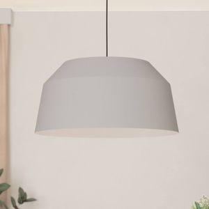 EGLO Contrisa hanglamp in grijs, 1-lamp, Ø 52 cm