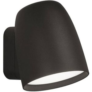 Bover LED buiten wandlamp Moer, lichtgrijs, aluminium/staal