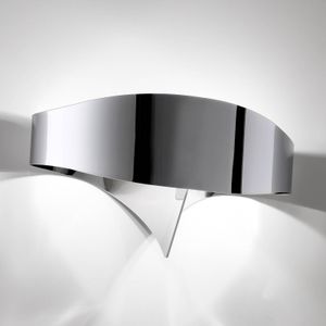 Selène LED wandlamp Scudo in chroomoptiek