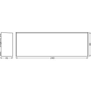 LEDVANCE LED buitenwandlamp Endura Style Ivo, donkergrijs