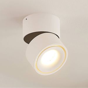 Arcchio LED plafondspot Rotari, wit, 1-lamp, 790lm
