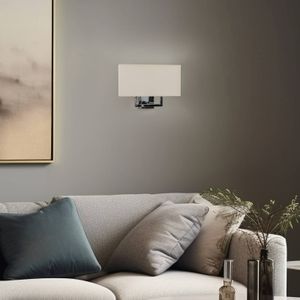 Nowodvorski Lighting Wandlamp Hotel, beige, 2-lamps