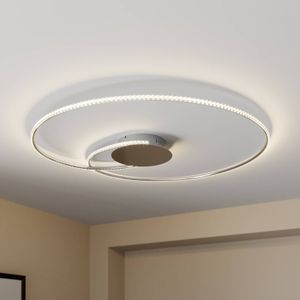 Lindby LED plafondlamp Joline, Ø 90 cm, kristallen, metaal