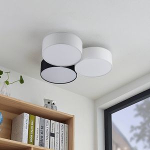 Lindby Janita LED plafondlamp, 3-lamps driekleurig