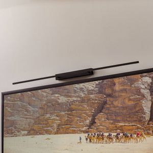 Quitani schilderij verlichting Tolu, zwart, lengte 138 cm
