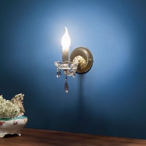 ORION Wandlamp Dolores met kristallen, 1-lamps