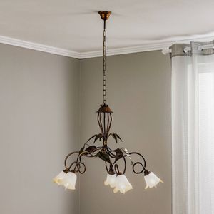 ONLI Hanglamp Miranda 5-lamps, brons