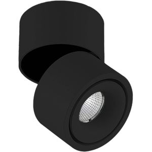 Arcchio LED plafondspot Rotari, 6.1W, 1-lamp, zwart