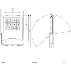 EVN Panthera LED buitenspot IP65 150W 4.000K