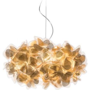 Slamp hanglamp Clizia Mama Non Mama, Ø53cm, goud/helder