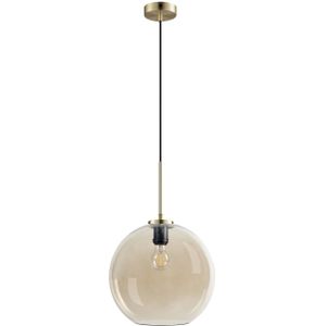 DYBERG LARSEN Loop hanglamp 30 cm amber/messing