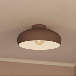 EGLO Plafondlamp Mogano, Ø40cm, koffiebruin