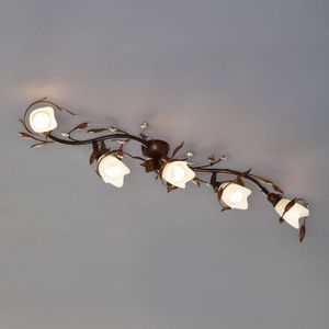 Kögl Plafondlamp CAMPANA met vijf lampjes, gebogen