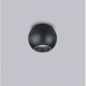 Helestra Eto LED plafondspot Ø10cm 927 zwart