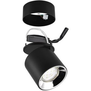 Trio Lighting Plafondspot Guayana GU10 1-lamp zwart