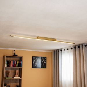 Quitani Niara LED plafondlamp, crème geanodiseerd