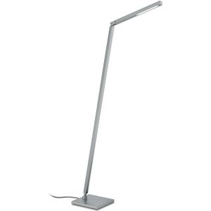 Knapstein LED vloerlamp Carla, 1-lamp, mat nikkel