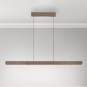 Paul Neuhaus hanglamp Adriana, bruin, lengte 160 cm