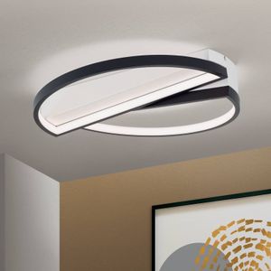 ORION LED plafondlamp Olga, zwart/wit