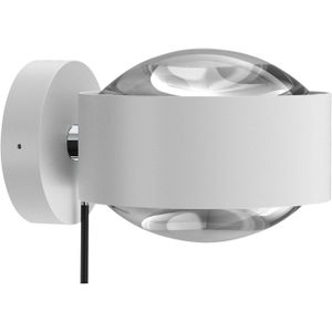 Top Light Puk Maxx Wall+ LED, heldere lenzen, wit mat/chroom