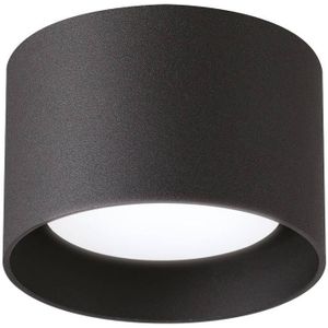 Ideallux Ideal Lux downlight Spike Rond, zwart, aluminium, Ø 10 cm