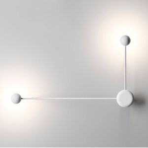 Vibia Designer wandlamp Pin met led’s, wit 2-fl.