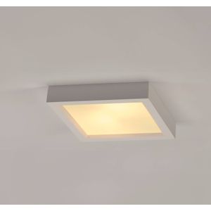 Plafondlamp SLV Plastra 104, wit, gips, breedte 25 cm