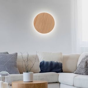 Paul Neuhaus LED Wandlamp Akku Puntua 25 cm Houtoptiek