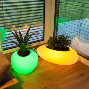 degardo Storus VI LED RGBW decoratieve lamp, beplantbaar wit