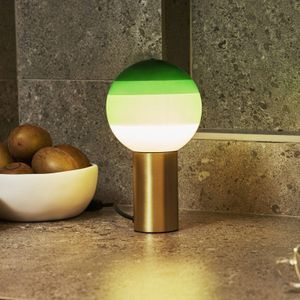 MARSET Dipping Light tafellamp groen/messing