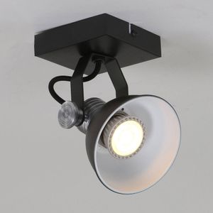 Steinhauer LED-spot Brooklyn 1-lamp zwart
