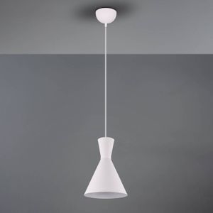 Reality Leuchten Hanglamp Enzo, 1-lamp, Ø 20 cm, wit