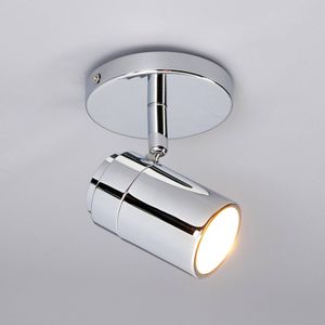 Lindby - Plafondlamp badkamer - 1licht - metaal - GU10 - chroom